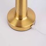Luminária Mesa C/led Usb Touch Dimmer Metal Dourado 12x20cm - 2