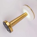Ver imagem 3 de Luminária Mesa C/led Usb Touch Dimmer Metal Dourado 12x20cm