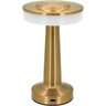 Luminária Mesa C/led Usb Touch Dimmer Metal Dourado 12x20cm - 1