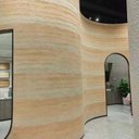 Ver mais imagens de Revestimento Pedra Leve Semi-Flexível Decorativa 120cm x 60cm 3mm de Espessura Formaco Decor Colorido/Travertino