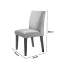 Ver imagem 5 de Mesa Olimpia 120 Mdf Canto Reto Com 4 Cadeiras