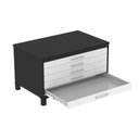 Ver imagem 4 de Mapoteca Mont 5 Gavetas 71,3cm x 120,4cm Aço Preto/Branco
