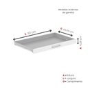 Ver imagem 7 de Mapoteca Mont 5 Gavetas 71,3cm x 120,4cm Aço Preto/Branco