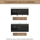 Ver imagem 5 de Multimóveis Kit Rodapés para Balcão de Cozinha 190cm Veneza com Pés Preto