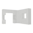 Ver imagem 2 de Guarda Roupa Planejado 13 Portas 3 Gavetas 8 Peças Hera CabeCasa MadeiraOriginals Algodão