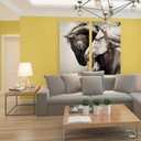 Ver imagem 5 de Kit 3 Rolos Papel Parede Lavavel Texturizado Casca Mostarda Open Star 32669