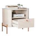 Ver imagem 3 de Mesa de Cabeceira Sweet Dreams Off White Bronze