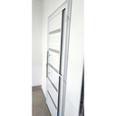 Ver imagem 5 de Porta de Alumínio Frisada Com Visor Lado Esquerdo 210x80cm Branco W2M Magazine