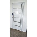 Ver imagem 6 de Porta de Alumínio Frisada Com Visor Lado Esquerdo 210x80cm Branco W2M Magazine