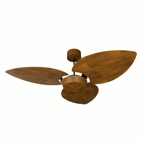 Ventilador de Teto Natuvent Dahlia No Light 3 Pás Madeira Imbuia 220v
