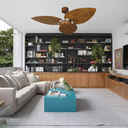 Ver imagem 3 de Ventilador de Teto Natuvent Dahlia No Light 3 Pás Madeira Imbuia 220v