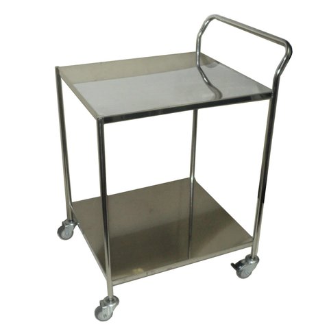 Carrinho Auxiliar para Cozinha 2 planos Therj CAC2P AISI 304 B - 60cm x 40cm x 90cm