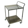 Carrinho Auxiliar para Cozinha 2 planos Therj CAC2P AISI 304 B - 60cm x 40cm x 90cm - 1
