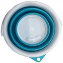 Ver imagem 2 de Balde Dobrável Retrátil 10l Portátil Flexível para Limpeza Cor:azul;tamanho:u