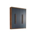 Ver imagem 3 de Guarda Roupa Solteiro 4 Portas e 2 Gavetas Naturale - Rufato