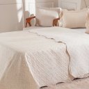 Ver imagem 4 de Kit Cobre Leito Queen Ultra Lisse Lisa New 230x250cm Sandshell