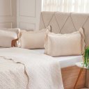 Ver imagem 2 de Kit Cobre Leito Queen Ultra Lisse Lisa New 230x250cm Sandshell