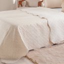 Ver imagem 5 de Kit Cobre Leito Queen Ultra Lisse Lisa New 230x250cm Sandshell