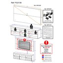 Ver imagem 5 de Rack com Espelho e Painel com Suporte para TV até 65" Multimóveis Flórida FG3139 Branco