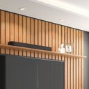 Ver imagem 3 de Home Ripado Supremo 1.8 com Gavetas para Tv até 75 Polegadas Cinamomo com Off White