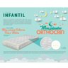 Colchão Infantil Orthocrin Mini Cama Molas Ensacadas Meu Primeiro - 70x150x16 - 2