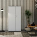 Ver imagem 4 de Armário Alto Fechado com 02 Portas 161,5x80x42cm Wlaf80 Branco Chess