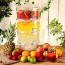 Ver imagem 3 de Suqueira Tripla Dispenser 3 em 1 Grande 10,5 Litros Acrilica Multiuso Empilhavel Independente Kit