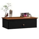 Ver imagem 4 de Penteadeira de Parede Suspensa Preto Freijó com 1 Gaveta