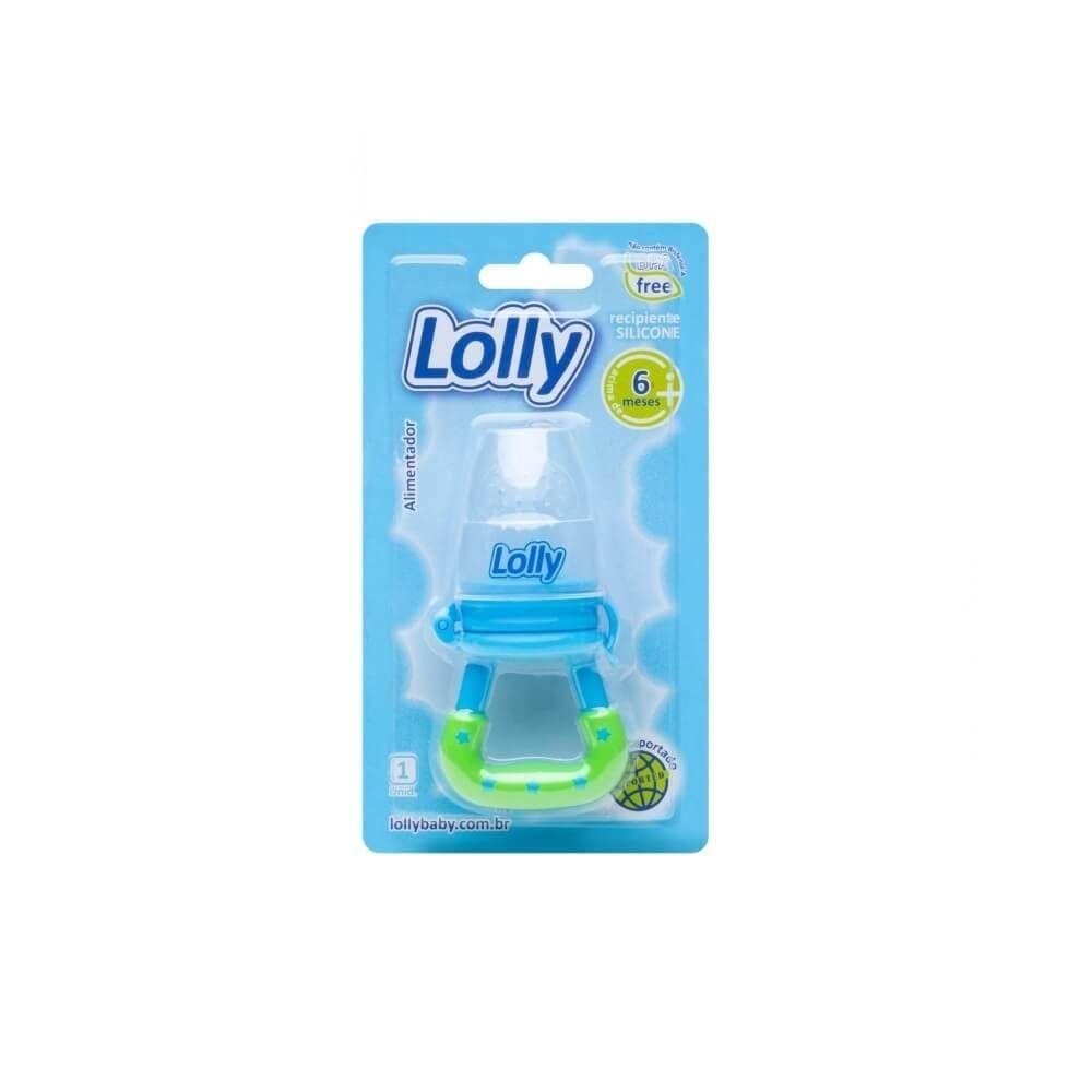 Lolly Alimentador Infantil Silicone Azul - 1