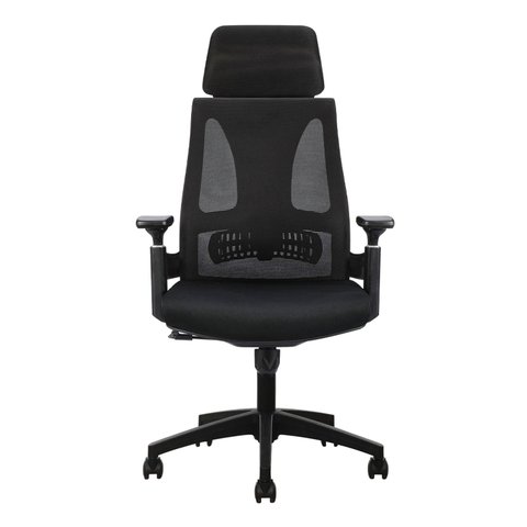 Conjunto 4 Cadeiras Ergonômica NR17 Presidente Braços 3D Toledo Rivatti