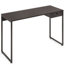 Ver imagem 3 de Mesa para Escritório e Home Office Industrial com 1 Gaveta Lead F01 Preto Fosco - Lyam Decor