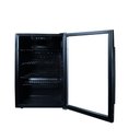 Ver imagem 4 de Cervejeira Expositor Vertical Hq Vidro Duplo 125 Litros Preta e Inox Hq-125CEVPV - 127V