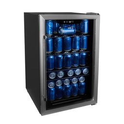 Cervejeira Expositor Vertical Hq Vidro Duplo 125 Litros Preta e Inox Hq-125cevpv - 127v - 5