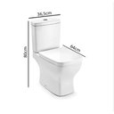 Ver imagem 4 de Combo Bacia com Caixa Acoplada e Acessórios Boss Branco - Incepa