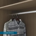 Ver imagem 5 de Modulado 01 Porta 245cm com Prateleira Setiba Rimo -jequitibá/offwhite