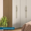 Ver imagem 6 de Modulado 01 Porta 245cm com Prateleira Setiba Rimo -jequitibá/offwhite