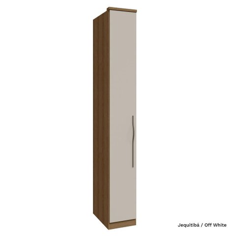 Modulado 01 Porta 245cm com Prateleira Setiba Rimo -jequitibá/offwhite