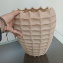 Ver imagem 2 de Vaso Decorativo Enfeite Casa Home&Co Cerâmica 30x25x10cm Bege
