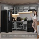 Ver imagem 5 de Armário de Cozinha Completa de Canto 405cm Nice Madesa 02 Cinza