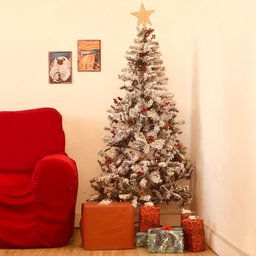 Arvore de Natal 1,80m Luxo Verde 611 Galhos Pinheiro Favorito - 6