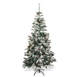 Arvore de Natal 1,80m Luxo Verde 611 Galhos Pinheiro Favorito - 1