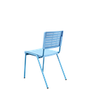 Ver imagem 3 de Cadeira Fixa Escritório Multiuso Niala Plaxmetal Nr17 Azul Celeste