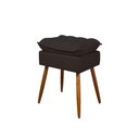 Ver imagem 6 de Kit Luxo 02 Poltronas Amamentação Suede + 1 Puff Pés Palito Cor:cinza