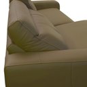 Ver imagem 4 de Sofá 3 Lugares Rettrátil Reclinável Elétrico 254cm Mazi L06 Couro Verde Musgo - Lyam Decor