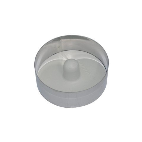 Aro Modelador de Hamburguer em Aço Inox e Compactador 10x4cm Doupan - 9128