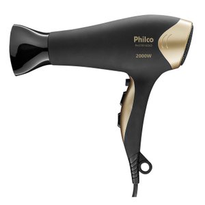 Secador de Cabelos Philco Ph3700 Gold - Tourmaline com Motor Dc - Potência e Brilho Profissional