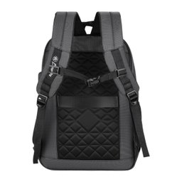 Mochila Notebook Viagem Trabalho Faculdade Resistente Urbano Bless Star Bs10102 Cinza Chumbo - 4