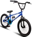 Ver imagem 1 de Bicicleta Aro 20 Bmx Infantil Flay Aro Aero Freio V-brake Menino 6, 7, 8, 9, 10 + Anos - Azul Escuro