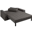 Ver imagem 3 de Sofá Cama Casal Murilo 182cm em Tecido Linho Cinza
