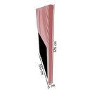 Ver imagem 3 de Cabeceira Cama Box Queen Lisboa 160 Cm Suede Rose MV Estofados